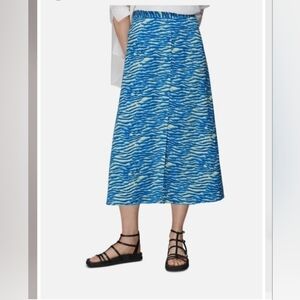 Whistles seafoam maxi skirt